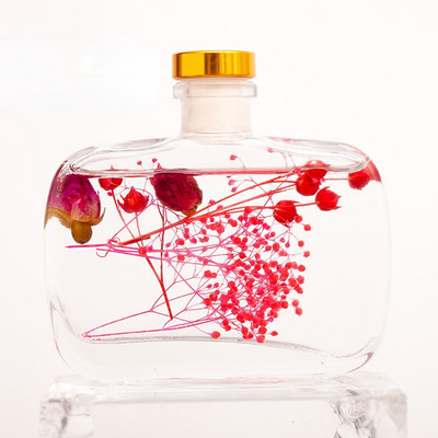 Y 100ml Reed Diffuser Sets Homestay Hotel Bathroom Dried Flower Rattan Aromatherapy Glass Diffuser Freshener Dorm Room Essential