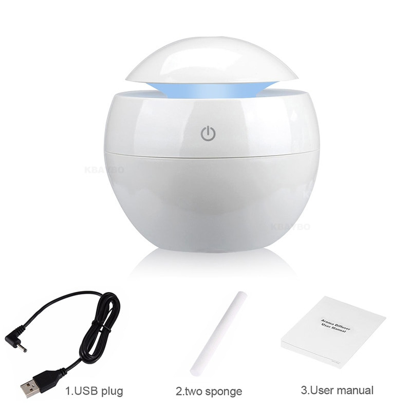 Mini légpárásító USB ultrahangos aromadiffúzor elektromos illóolaj diffúzor otthoni aromaterápiás párásító diffúzorhoz