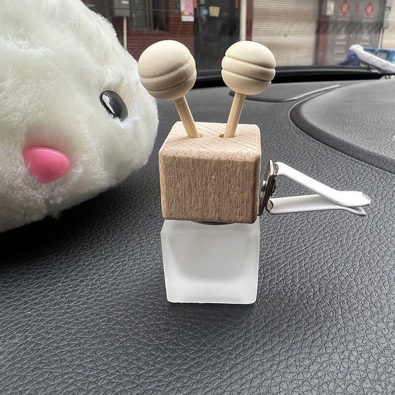 10 buc 8 ml Odorizant pentru mașină Clip de parfum Difuzor de ulei esențial Ventilare Sticla goală de sticlă Decorare Sticla de sticlă pentru aromaterapie