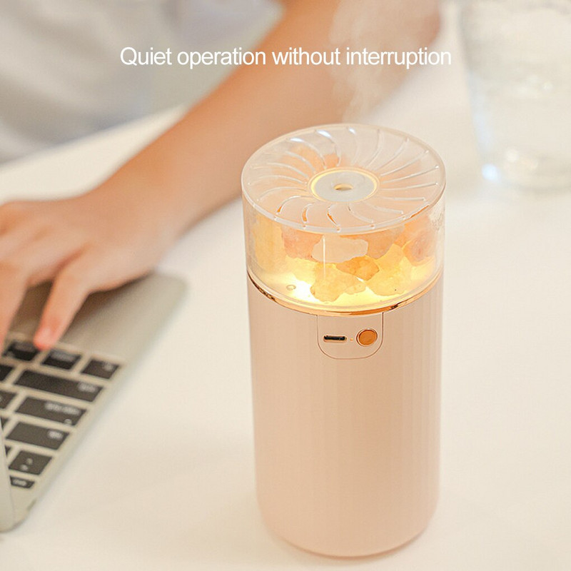 Hordozható aromaterápiás párásító vezeték nélküli aroma illóolaj diffúzor LED fény Cool Mist párásító otthoni hálószobához iroda