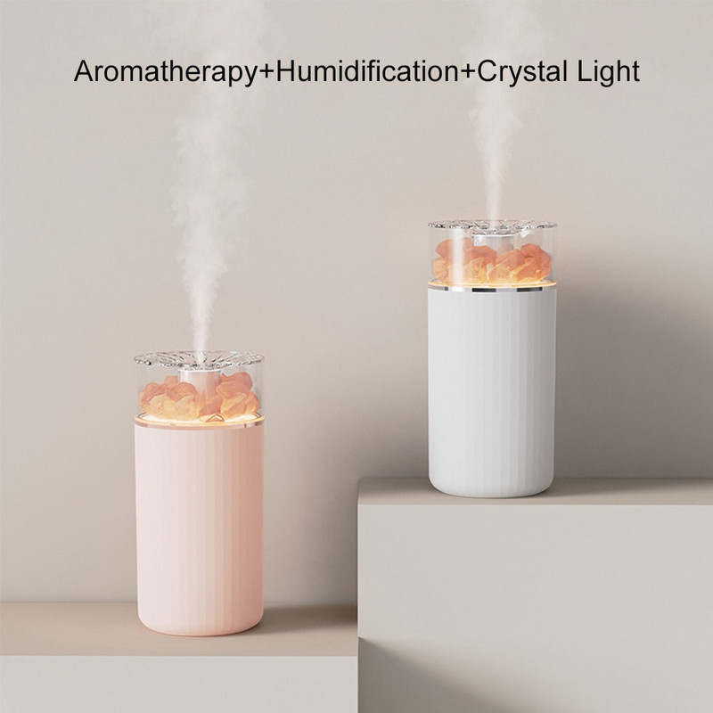 Hordozható aromaterápiás párásító vezeték nélküli aroma illóolaj diffúzor LED fény Cool Mist párásító otthoni hálószobához iroda