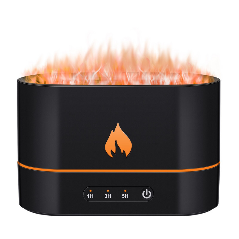 Diffúzor Párásító Aroma Air Oil Mini Flame Essential Aromaterápia Hordozható Mist Led Dekoratív Kis Világos íróasztal autó Csendes