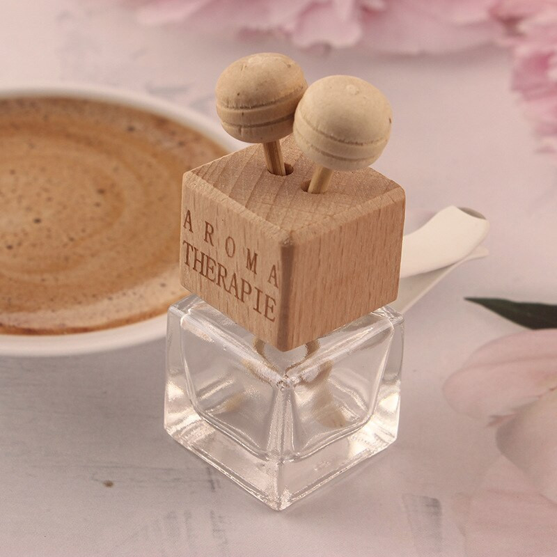 10 vnt Automobilių kvepalų buteliuko kvepalų pakabukas automobilio stiliaus oro gaiviklis pakabinamas stiklo buteliukas auto ornamentinis difuzorius eteriniams aliejams