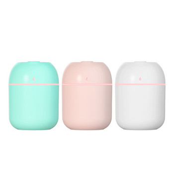 220 ml Mini Car Humidifier Air Usb Portable Essential Oil Diffuseser and Aroma Anion Mist Maker Led Smart Humidifier Air For Home