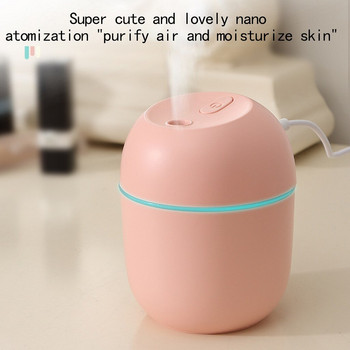 2022 Ultrasonic Mini Air Humidifier 200ml Aroma Essential Oil Diffuser for Home Car Usb Fogger Mist Maker with Led Night Lamp
