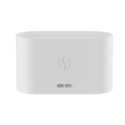 USB Aroma Diffuser Ultrasonic Simulation Flame Flame 7 Colors Aromatherapy Flame Lamp Diffuser Air Humidifier for Home Office Car