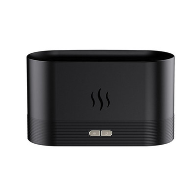 Difuzor USB de aromă Lampă cu flacără cu simulare cu ultrasunete, 7 culori, Lampă cu flacără pentru aromaterapie, umidificator de aer pentru mașină, biroul de acasă