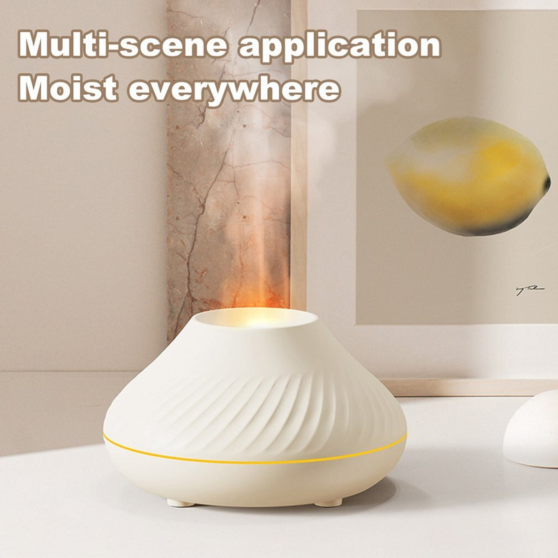 7 szín aromaterápiás diffúzor 3D láng éjszakai fény otthoni légpárásító ultrahangos Cool Mist készítő USB illóolaj diffúzorok