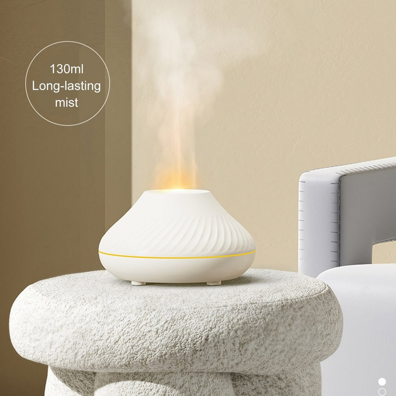 7 szín aromaterápiás diffúzor 3D láng éjszakai fény otthoni légpárásító ultrahangos Cool Mist készítő USB illóolaj diffúzorok