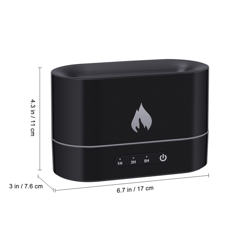 Diffúzor Párásító Aroma Air Oil Mini Flame Essential Aromaterápia Hordozható Mist Led Dekoratív Kis Világos íróasztal autó Csendes