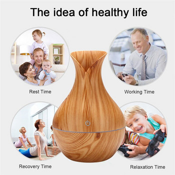 130ML Creative Appearance USB LED Ultrasonic Aroma Humidifier Essential Oil Diffuser ABS PP Exquisite Aroma therapy Purifier Νέο