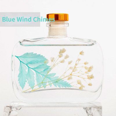 Y 100ml Glass Diffuser Bottle Dorm Room Holtel Reed Diffuser Set Bathroom Essential Oil Home Air of Dried Rattan Immortal Flower