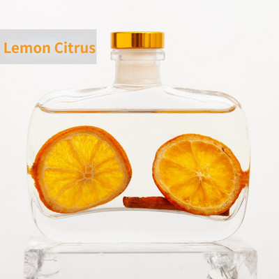 Y 100ml Glass Diffuser Bottle Dorm Room Holtel Reed Diffuser Set Bathroom Essential Oil Home Air of Dried Rattan Immortal Flower