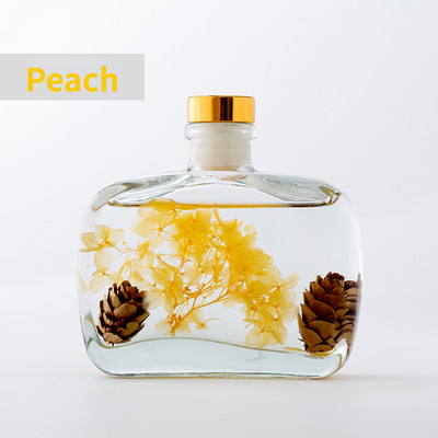 Y 100ml Glass Diffuser Bottle Dorm Room Holtel Reed Diffuser Set Bathroom Essential Oil Home Air of Dried Rattan Immortal Flower