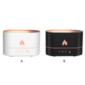 Umidificator de aer de 250 ml Difuzor de ulei esențial reîncărcabil Pulverizator de călătorie de uz casnic Dispozitiv de oprire automată alb