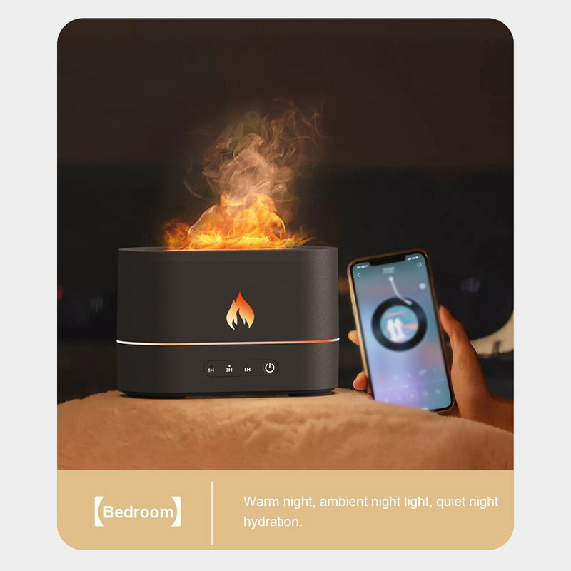 Umidificator de aer de 250 ml Difuzor de ulei esențial reîncărcabil Pulverizator de călătorie de uz casnic Dispozitiv de oprire automată alb