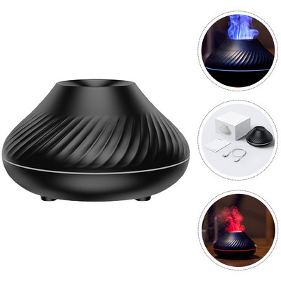 Diffúzor aroma olaj ajándék láng utánzás esszenciális aromaterápiás éjszakai háztartási kellékek dísze