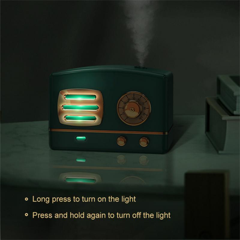 Mini Air Humidifier Christmas Aroma Diffuser with Night Light 200ml Cool Mist for Bedroom Home Car Radio Purifier Humidificador