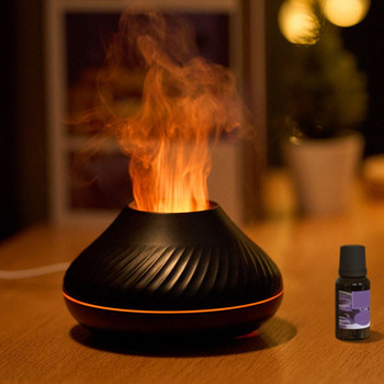 Διαχυτής Άρωμα Λάδι Δώρο Φλόγα Απομίμηση Essential Aromatherapy Nighthousehold Supplies Στολίδι