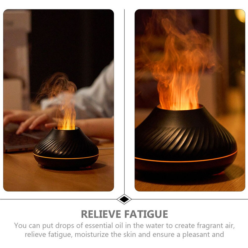 Διαχυτής Άρωμα Λάδι Δώρο Φλόγα Απομίμηση Essential Aromatherapy Nighthousehold Supplies Στολίδι