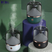 Ultrasonic Candle Light Aroma Diffuser 120ml Water Tank Air Humidifier With Colorful Atmosphere Lamp Αποσμητικό αυτοκινήτου Ομίχλης