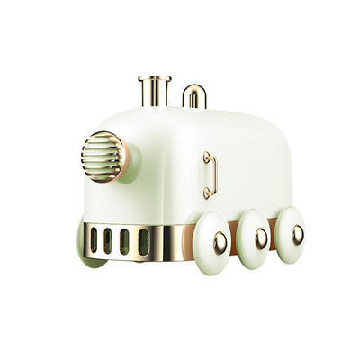 300ml Ultrahangos párásító Retro Mini Train USB Aroma Légdiffúzor Illóolaj Köd Készítő Fogger Színes LED Fénnyel