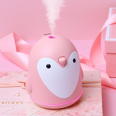 Φορητός υγραντήρας αέρα Mini Diffuser 220ml Cartoon Penguin Aromatherapy Sprayer USB Charge Mist Sprayer Sprayer Home