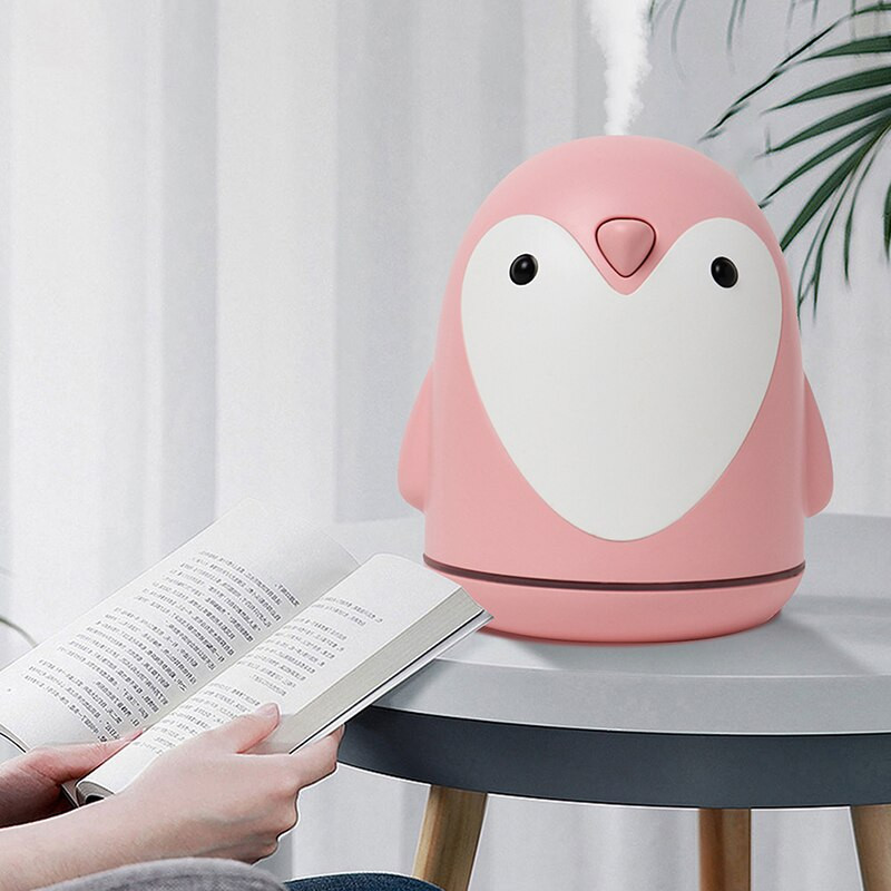Φορητός υγραντήρας αέρα Mini Diffuser 220ml Cartoon Penguin Aromatherapy Sprayer USB Charge Mist Sprayer Sprayer Home