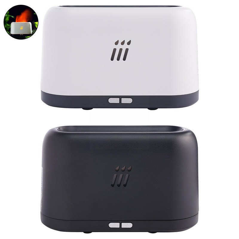 1db Olajdiffúzor Flame Light Air Aroma párásítóval Otthoni Nagy és Kis helyiségek Irodai vagy Yoga Hot W8f8