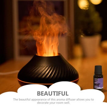 Дифузер Ароматно масло Подарък Имитация на пламък Основна ароматерапия Нощни домакински принадлежности Орнамент