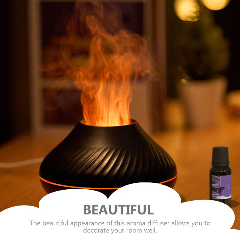 Διαχυτής Άρωμα Λάδι Δώρο Φλόγα Απομίμηση Essential Aromatherapy Nighthousehold Supplies Στολίδι