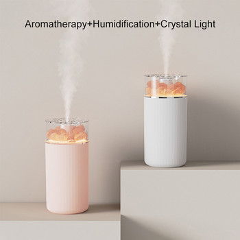 Φορητός υγραντήρας Aromatheraphy Wireless Aroma Essential Oil Diffuser LED Light Cool Mist Humidifier για γραφείο υπνοδωματίου στο σπίτι
