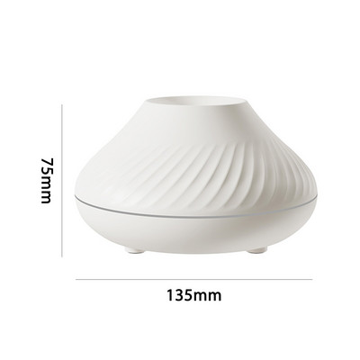 130 ml-es légpárásító Led éjszakai lámpák zajcsökkentő aromaterápiás párásítók USB csendes aroma légpárásító hálószobás irodához