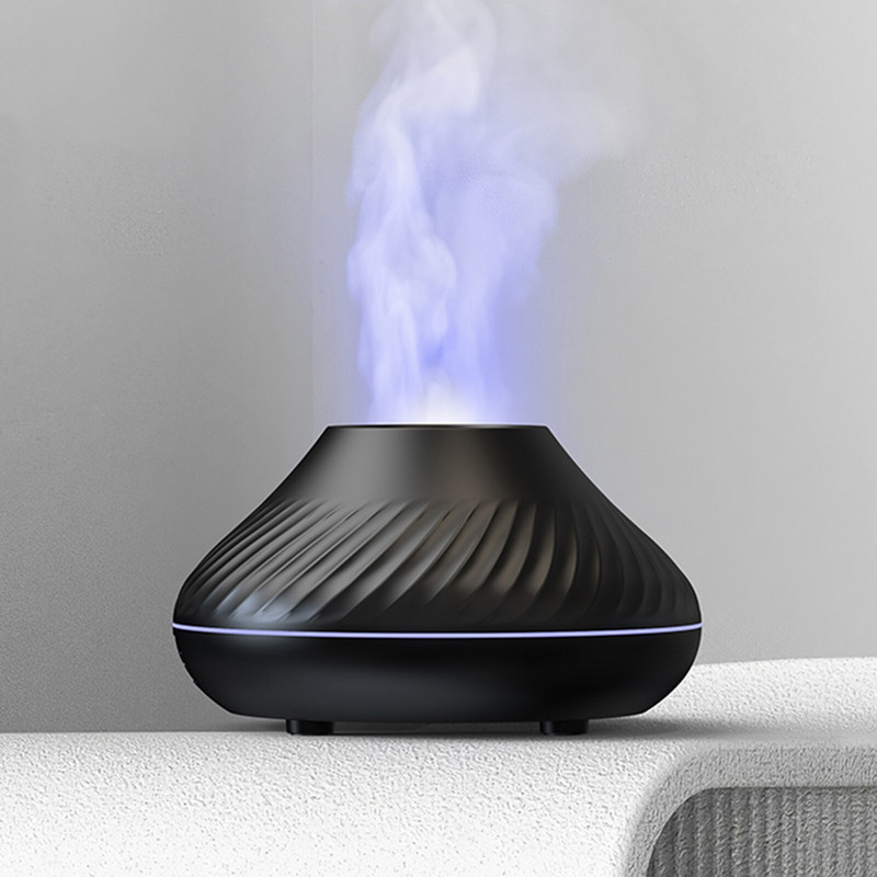 130 ml-es légpárásító Led éjszakai lámpák zajcsökkentő aromaterápiás párásítók USB csendes aroma légpárásító hálószobás irodához