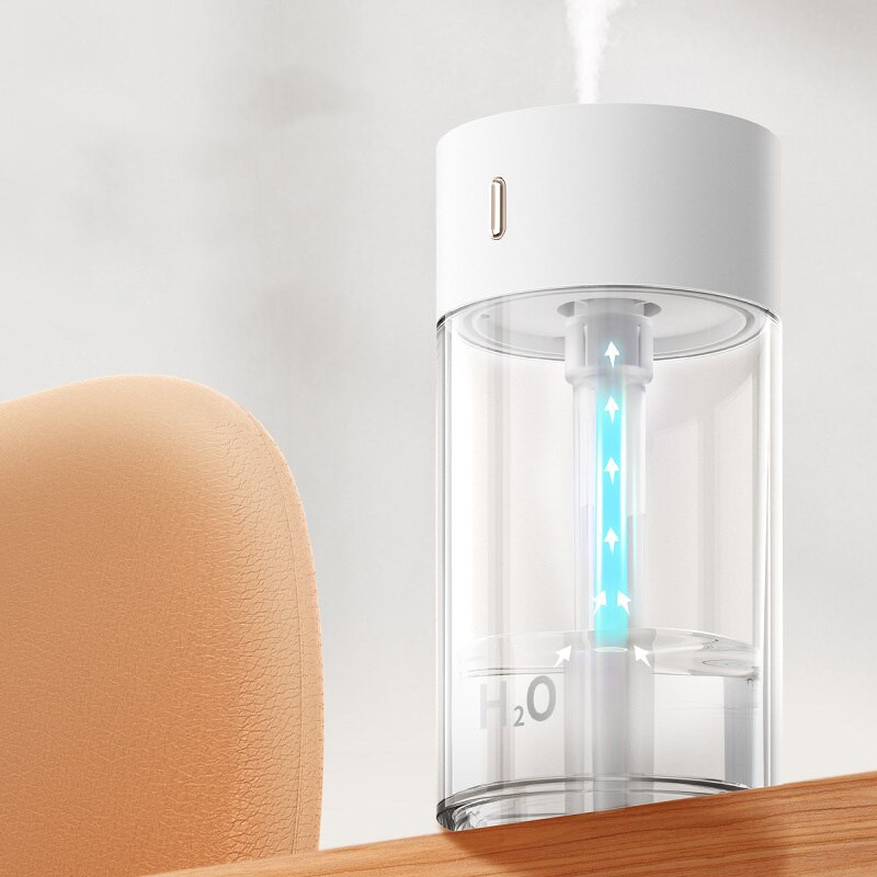 Φορητό USB Humidifier Home Mini Car Humidifier 280ml Υπνοδωμάτιο Γραφείο Αποσμητικό αέρα Καθαριστής Led Electric Nebulizer Diffuser