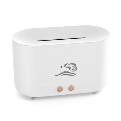 Umidificator de aer cu flacără, difuzor de uleiuri esențiale pentru aromaterapie, aparat de ceață rece Fogger, lampă cu flacără pentru aromaterapie, difuzor pentru decorarea interioară