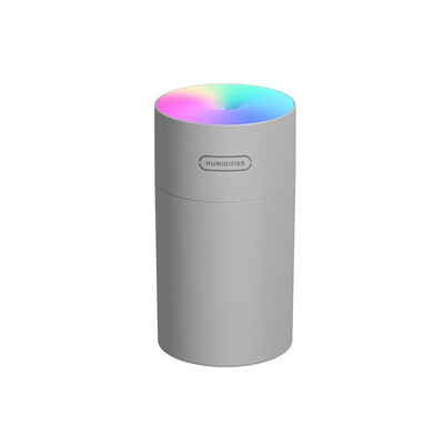 270 ml-es hordozható elektromos párásító USB ultrahangos aroma olajdiffúzor Cool Mist permetező színes fénnyel otthoni autóhoz
