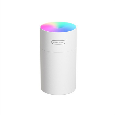270 ml-es hordozható elektromos párásító USB ultrahangos aroma olajdiffúzor Cool Mist permetező színes fénnyel otthoni autóhoz