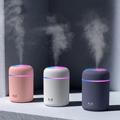Φορητός υγραντήρας 300ml USB Ultrasonic Dazzle Cup Aroma Diffuser Cool Mist Maker Υγραντήρας αέρα με ρομαντικό φως