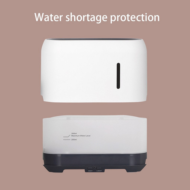 Υγραντήρας Φορητό καλώδιο LED Προστασία από έλλειψη νερού Διαχύτης αιθέριων ελαίων Automobile Mist Maker for Home Office