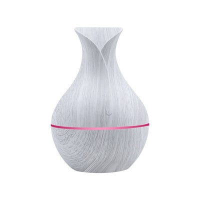 Home Aroma Essential Oil Diffuser 130ML Ultrasonic USB Cool Mist Sprayer Wood Grain Vase Electric Aromatherapy Diffuser for Car