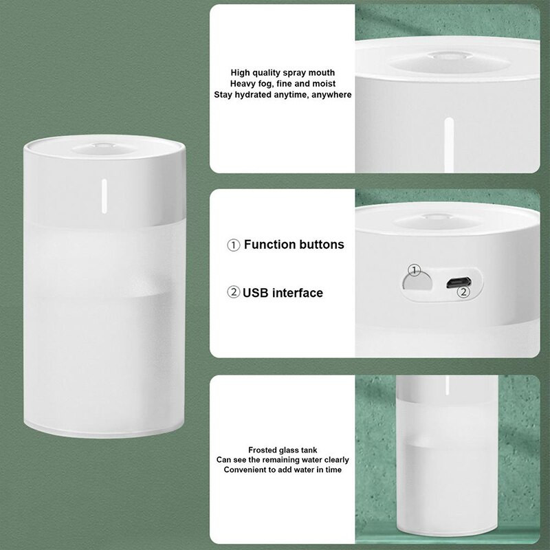 Φορητός έξυπνος υγραντήρας 260ml για οικιακό αρωματικό λάδι USB Fresh Aroma Diffuser Mute Diffuser Machine Εξατμιστικός υγραντήρας