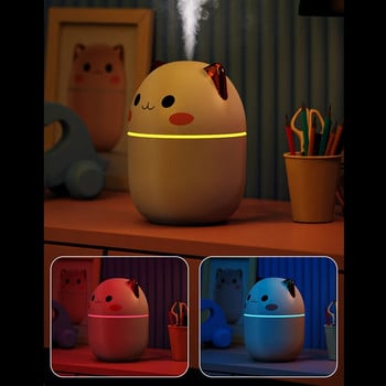 Υγραντήρας αέρα 200 ml Cute Kawaiil Aroma Diffuser with Night Light Cool Mist for Home Car Plants Purifier Humificador