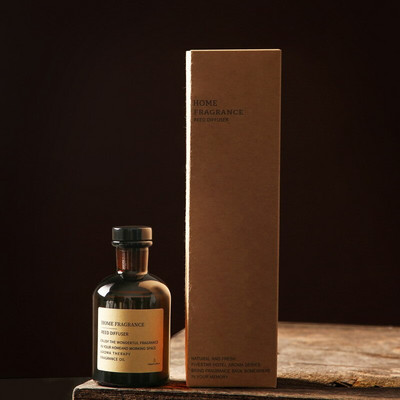 120 ml-es otthoni illat barna aromaterápiás diffúzor flakon fekete szálas rattan pálcikák lakberendezési nád diffúzor kb. 60 napig
