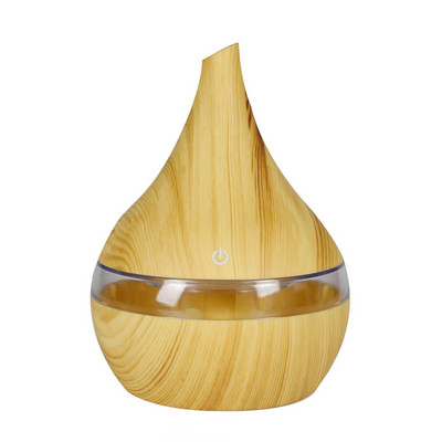 Usb Humidifier Electric Aroma Air Diffuser Wood Grain Ultrasonic Air Humidifier Essential Oil Aromatherapy Cool Mist Maker