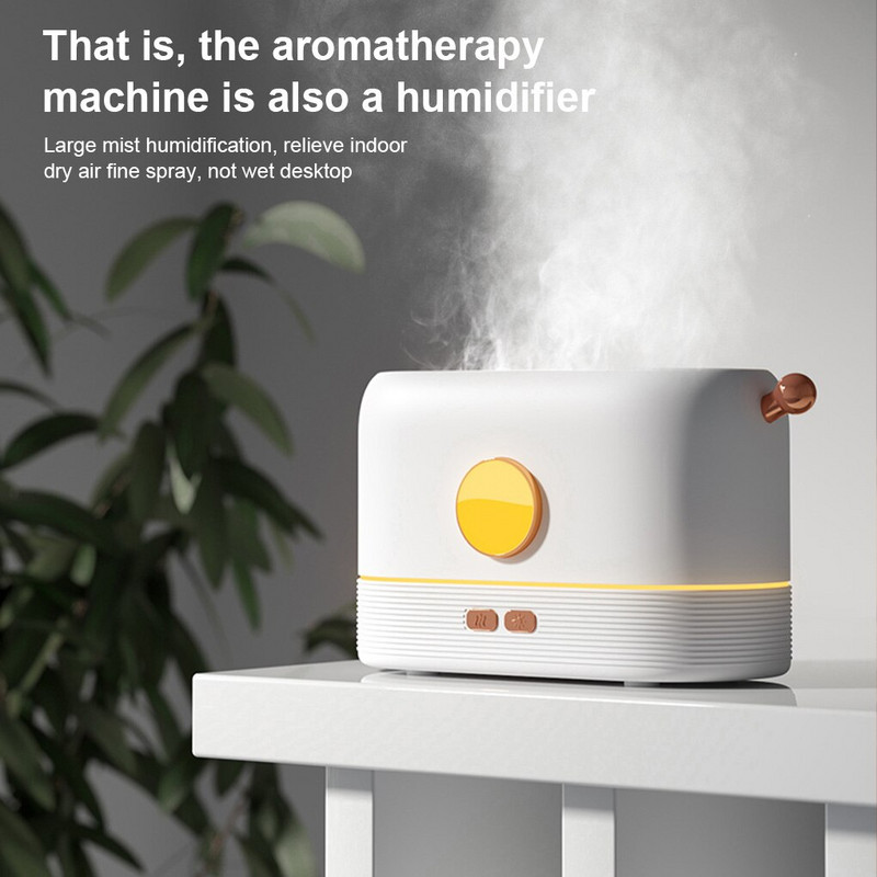Légnedvesítő Illóolaj Láng LED Aroma Diffúzor Állítható Zajcsökkentő Párakészítő Hálószoba Irodazöld