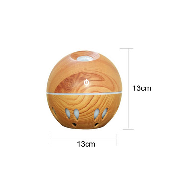400ml Aromatherapy Oil Humidifier Air Remote Control Aroma Xiomi Air Humidifier Wood Grain Led Aroma Aromatherapy Diffuser