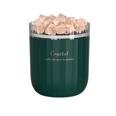 Crystal Salt Stone Aroma Diffuser Air Humidifier Ultrasonic Cool Mist Maker Fogger Led Essential Oil Diffuser Reed Diffuser