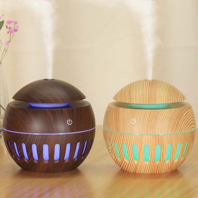 Neuer Humidifier Aroma Oil Diffuser Essential Ultrasonic Wood Grain Air Humidifier Usb Mist Maker Aromatherapy Diffuser