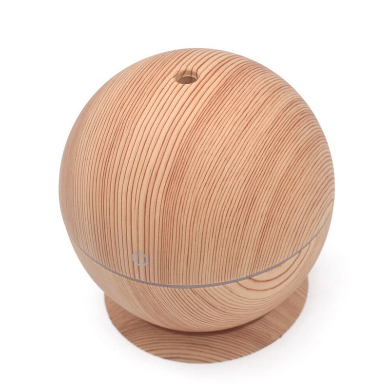 Υγραντήρας αέρα Electric Aroma Diffuser Aromatherapy Diffuser Wood Grain Oil Mist Maker Σετ ομίχλης καθαρισμού διάχυσης